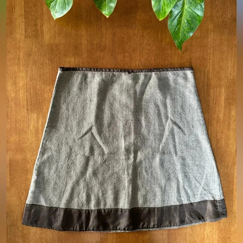 J Morgan Puett Wool and Linen Vintage Skirt